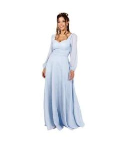 Krisp - Robe Longue - Femme (Bleu Clair) - UTKP338