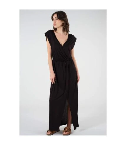 Deeluxe Robe Longue à Col V ASSA 2 Deeluxe Robe Longue à Col V ASSA – Image 2