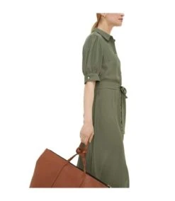 Dorothy Perkins - Robe Chemisier - Femme (Kaki) - UTDP2862 -BelleTendance Soldes Boutique 78FB333702FA68CD833B16839E4C9E5FC939021367D5B6CBA219AED478640BEB