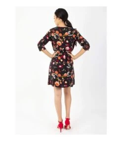 Robe Courte Manches 3/4 Fluide LEYLA Imprimé Fleuri Noir Coton Du Monde -BelleTendance Soldes Boutique 7AEC09796F5C3A2F4B434729F9E3B0417982C0417EDE3A465517F9759CD0C665