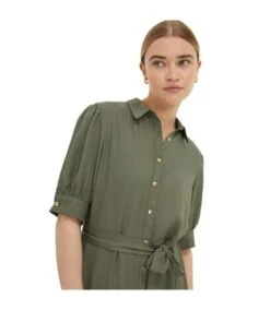 Dorothy Perkins - Robe Chemisier - Femme (Kaki) - UTDP2862 -BelleTendance Soldes Boutique 7F859C21F3BF391D0C350DFD816F6763ACDEAFF9AFE32D92F0ADBB58F70CC21D