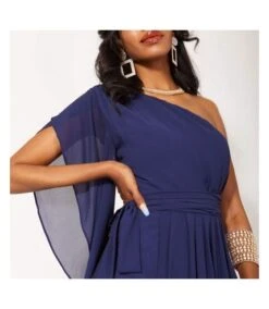 Krisp - Robe Longue - Femme (Bleu Marine) - UTKP340 -BelleTendance Soldes Boutique 81358E5372FEDCA3582513873A3BB571DD3A3D0377E0D10B2A7B2F93F65AA663