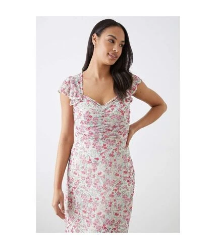 Dorothy Perkins - Robe Mi-longue - Femme (Blanc Cassé) - UTDP1902 3 Dorothy Perkins - Robe Mi-longue - Femme (Blanc Cassé) - UTDP1902 – Image 3