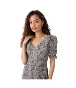 Dorothy Perkins - Robe Mi-longue - Femme (Brun-beige) - UTDP3011 -BelleTendance Soldes Boutique 85C2C03EA974FFAC8226EB41D3D9113976FD4BCE14F2C1D0695FCD4456DE6044