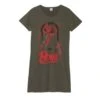 Amplified - Robe T-shirt ALADDIN SANE - Femme (Gris Foncé) - UTGD331