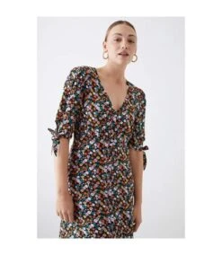 Dorothy Perkins - Robe Mi-longue - Femme (Multicolore) - UTDP2384 -BelleTendance Soldes Boutique 8827552F3BE74E039493B6C6691A35C40F90DE4E8C476F0F5786A927E72236FC