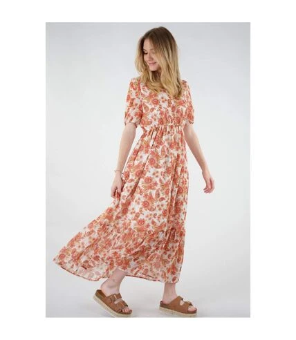 Deeluxe Robe Longue à Motifs ZALTANA 1 Deeluxe Robe Longue à Motifs ZALTANA