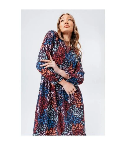 Hype - Robe MULTI PRINTS - Femme (Multicolore) - UTHY4422 2 Hype - Robe MULTI PRINTS - Femme (Multicolore) - UTHY4422 â Image 2