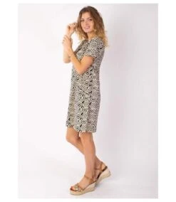 Robe Manches Courtes En Coton CLAUDIA Imprimé Ethnique Beige Coton Du Monde 6 Robe Manches Courtes En Coton CLAUDIA Imprimé Ethnique Beige Coton Du Monde -BelleTendance Soldes Boutique 9034DA13CC53C9AE4A0385CE2B1AC4D5427D00366E3FBDC11D1E9466A2E25C5A