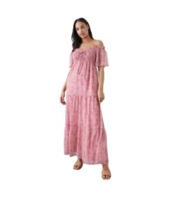 Dorothy Perkins - Robe Longue - Femme (Rose) - UTDP2381