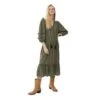 Mantaray - Robe Mi-longue - Femme (Kaki) - UTDH4642