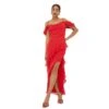 Dorothy Perkins - Robe Mi-longue - Femme (Rouge) - UTDP3175