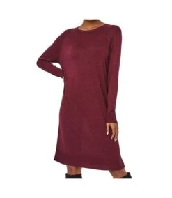 Robe Pull Bordeaux Femme Vero Moda Meghan