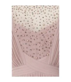 Little Mistress - Robe Longue Avec Perles Et Strass - Femme (Gris Clair) - UTLM860 -BelleTendance Soldes Boutique 9EEB860FEEBC1980A70B28B8E954F8A89AADD19F0C11E2205D78AC29BDF216F2