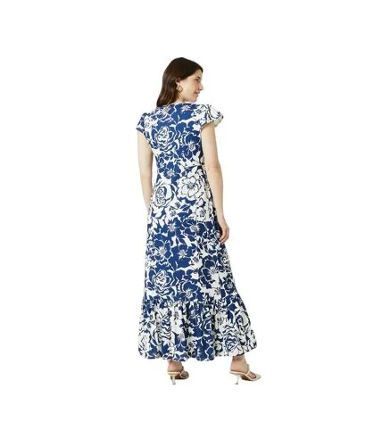 Maine - Robe Mi-longue - Femme (Bleu) - UTDH5936 2 Maine - Robe Mi-longue - Femme (Bleu) - UTDH5936 – Image 2