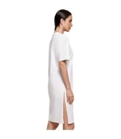 Build Your Brand - Robe T-shirt - Femme (Blanc) - UTRW8598 -BelleTendance Soldes Boutique A18C56677D28D640F3BEC9E6B5036D1885D4D8078F305E45A782F9A537F65E98