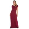 Krisp - Robe Longue - Femme (Bordeaux) - UTKP200