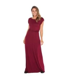 Krisp - Robe Longue - Femme (Bordeaux) - UTKP200