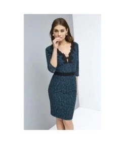 Little Mistress - Robe En Dentelle Appliquée - Femme (Vert) - UTLM156 -BelleTendance Soldes Boutique A9D474658C34B947C26CAE594C8751BDFDF799A4F1C18A9DF748A5EF85AC2A57