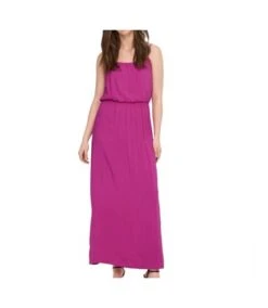 Robe Longue Fushia Femme Only Nova