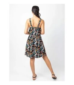 Robe Courte JULIA Motif Fleuri Coton Du Monde -BelleTendance Soldes Boutique AEDBE30C0FDD7D963397622519AA2649D9DE25029C2AE58A51927C51156D6BAA