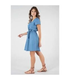 Deeluxe Robe Courte En Denim Cache Cœur KADIA -BelleTendance Soldes Boutique B0FBD4193840D5350C1150A358CAA82E4BDE177831474CA48C6796F16E4A21D6