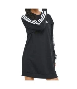 Robe Pull Noir Femme Adidas Essentials