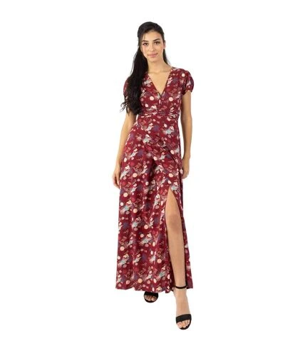 Robe Longue Fluide MARBELLA Imprimé Paon Coton Du Monde 1 Robe Longue Fluide MARBELLA Imprimé Paon Coton Du Monde