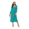 Dorothy Perkins - Robe Mi-longue - Femme (Vert) - UTDP3153