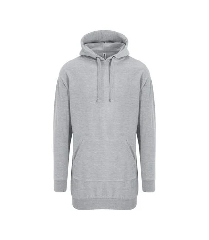 Sweat Long à Capuche - Robe Pour Femme - JH015 - Gris