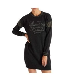 Robe Pull Grise Femme Banana Moon YULI ROMANE