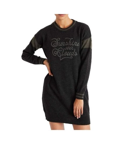 Robe Pull Grise Femme Banana Moon YULI ROMANE