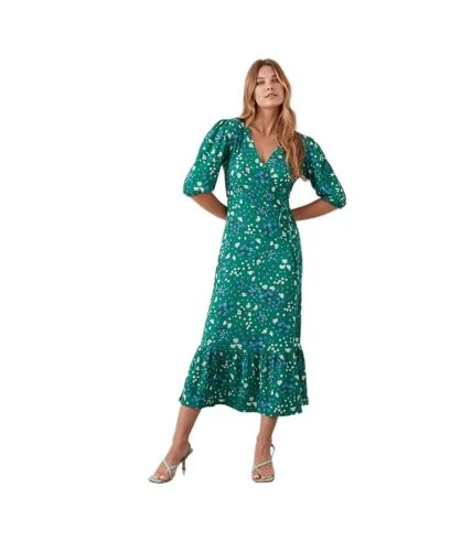 Dorothy Perkins - Robe Mi-longue - Femme (Vert) - UTDP1608 1 Dorothy Perkins - Robe Mi-longue - Femme (Vert) - UTDP1608