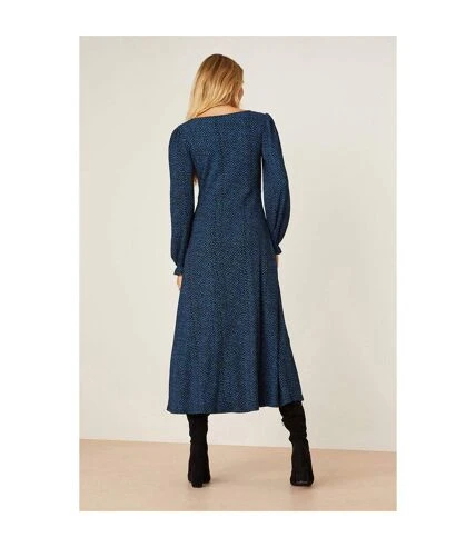 Dorothy Perkins - Robe Mi-longue - Femme (Bleu) - UTDP1455 2 Dorothy Perkins - Robe Mi-longue - Femme (Bleu) - UTDP1455 – Image 2