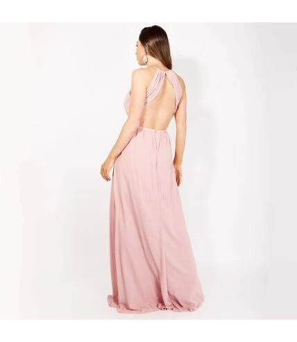 Krisp - Robe Longue - Femme (Rose Foncé) - UTKP333 2 Krisp - Robe Longue - Femme (Rose Foncé) - UTKP333 – Image 2