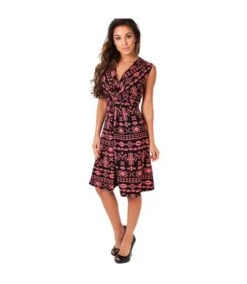 Krisp - Robe - Femme (Corail / Noir) - UTKP148 -BelleTendance Soldes Boutique CC0DE043F6A0D5731EEFC0E0F33D536CD1D39862A654AE4B71E6127F3E17B0E7