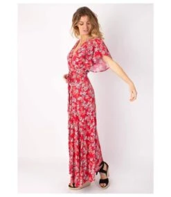 Robe Longue SAKURA Bohème Imprimé Fleuri Rouge Coton Du Monde -BelleTendance Soldes Boutique CD75CF8CF4672E890FF4B6796C327597EA66C736424BAF3CBC56FE56875CC5A5