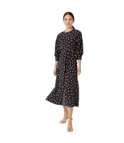Principles - Robe Mi-longue - Femme (Noir) - UTDH5676