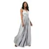 Krisp - Robe Longue - Femme (Argenté) - UTKP365