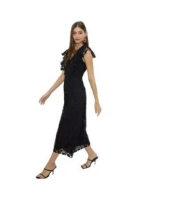 Dorothy Perkins - Robe Mi-longue - Femme (Noir) - UTDP3141