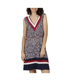 Robe Estivale Sans Manches Navy Style Admas