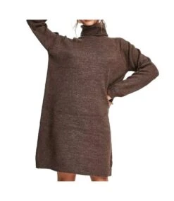 Robe Pull Marron Femme Only Jada