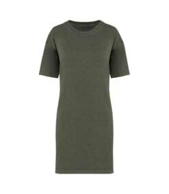 Native Spirit - Robe T-shirt - Femme (Kaki) - UTPC5131