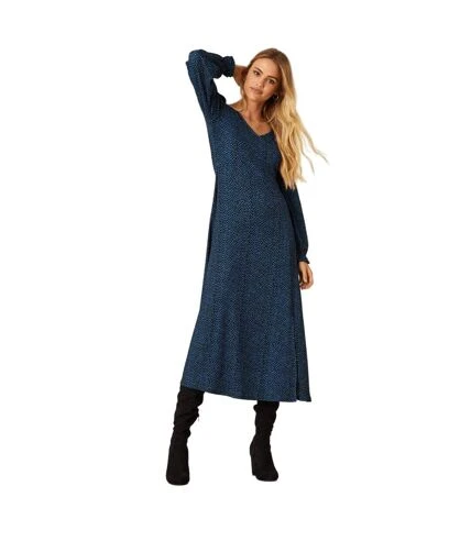 Dorothy Perkins - Robe Mi-longue - Femme (Bleu) - UTDP1455 1 Dorothy Perkins - Robe Mi-longue - Femme (Bleu) - UTDP1455