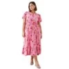 Dorothy Perkins - Robe Mi-longue - Femme (Rose) - UTDP2150