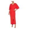 Robe Longue Rouge Femme Vila Milena