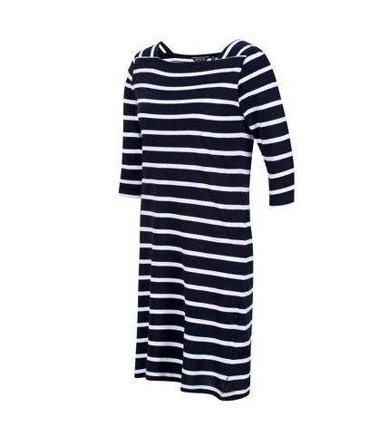 Regatta - Robe Décontractée PAISLEE - Femme (Bleu Marine / Blanc) - UTRG7729 3 Regatta - Robe Décontractée PAISLEE - Femme (Bleu Marine / Blanc) - UTRG7729 – Image 3