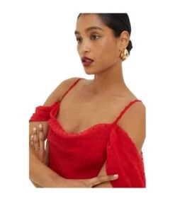 Dorothy Perkins - Robe Mi-longue - Femme (Rouge) - UTDP3175 -BelleTendance Soldes Boutique FB98DA9456895E73FC87370795058F3BA7502E2DAF6868DF00100360BD7C0B59