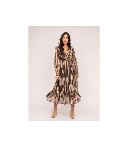 Robe Longue Motifs IZAN - Dona X Lisa 4 Robe Longue Motifs IZAN - Dona X Lisa – Image 4